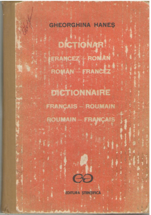 Dictionar francez-roman roman-francez  Dictionnaire francais-roumain roumain-francais