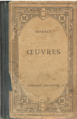 Ceuvres D`Horace