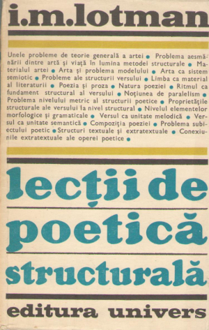 Lectii de poetica structurala