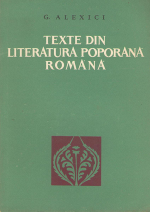 Texte din literatura poporana romana  Volumul 2