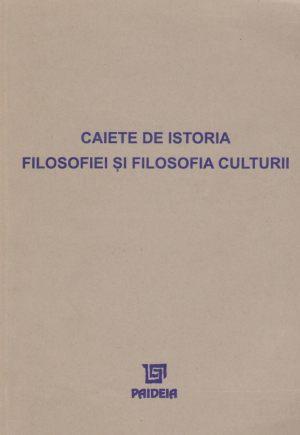 caiete de istoria filosofiei si filosofia culturii