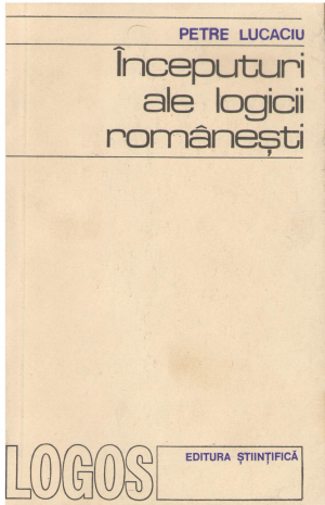 inceputurile logicii romanesti