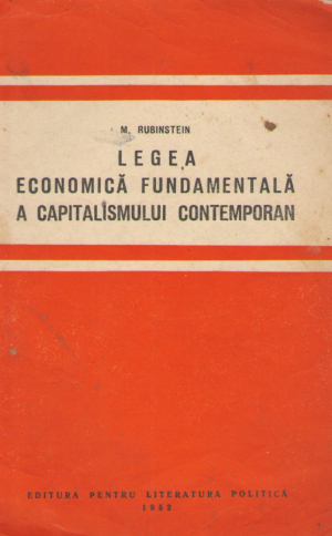 legea economica fundamentala a capitalismului contemporan