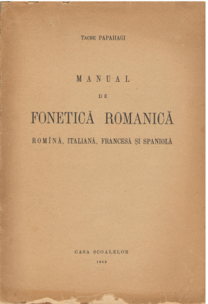 manual de fonetica romanica romana italiana franceza si spaniola