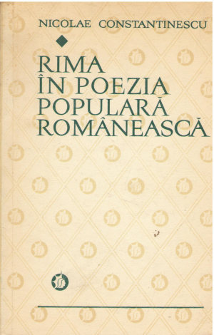 rima in poezia populara romaneasca