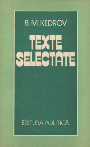 texte selectate B.M. Kedrov