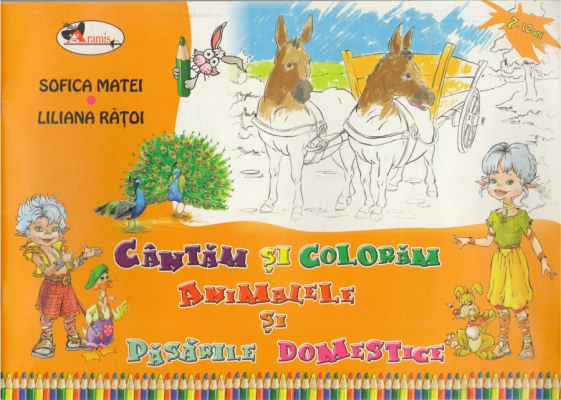 Cântăm și colorăm animalele și păsările domestice