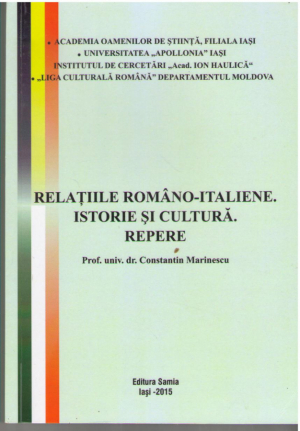 Relatiile romano-italiene  Istorie  si cultura  Repere