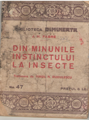 Din minunile instinctului la insecte