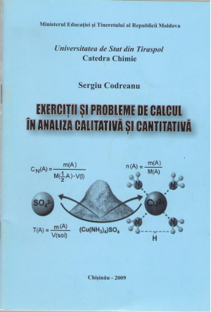 exercitii si probleme de calcul in analiza calitativa si cantitativa