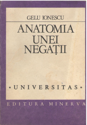 anatomia unei negatii scrierile lui eugen ionescu in limba romana 1927-1940 (crit9)