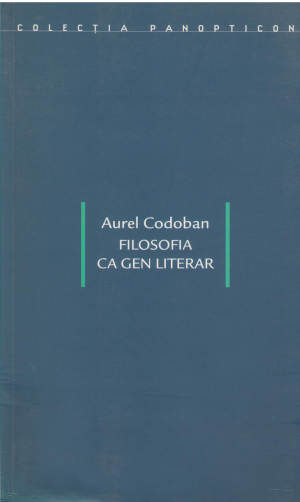 filosofia ca gen literar