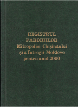 registrul parohiilor mitropoliei chisinaului si a intregii moldove pentru anul 2000