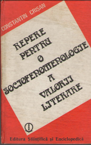 repere pentru o sociofenomenologie a valorii literare