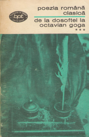 poezia romana clasica de la dosoftei la octavian goga vol 1+2+3