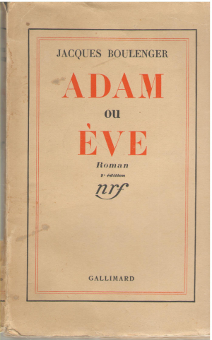 Adam ou Eve 7 Edition Roman
