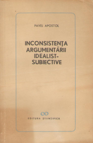 Incosistenta argumentarii idealist-subiective