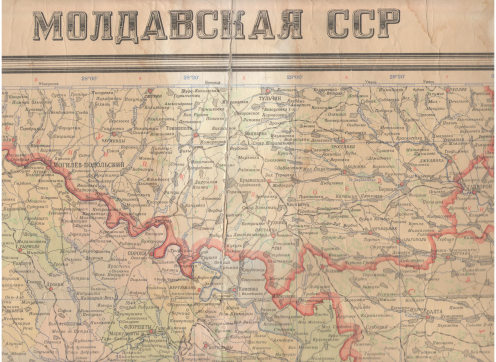 harta rss moldovenesca 1956 карта молдавской сср