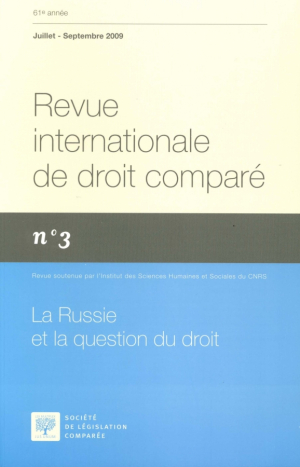Revue Internat Du Droit Compare