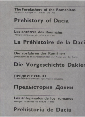 Anexa la albumul Geto-dacii. Stramosii romanilor. Vestigii milenare de cultura si artaThe forefathers of the Romanians  milennary vestiges of culture and art  Decebalus and Trajan