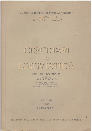 cercetari de lingvistica (ls2)