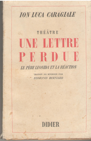 une lettre perdue le pere leonida et la reaction