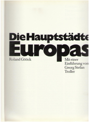 Die Hauptstadte Europas