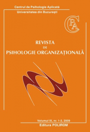 Revista de Psihologie organizationala