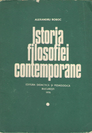 istoria filosofiei contemporane
