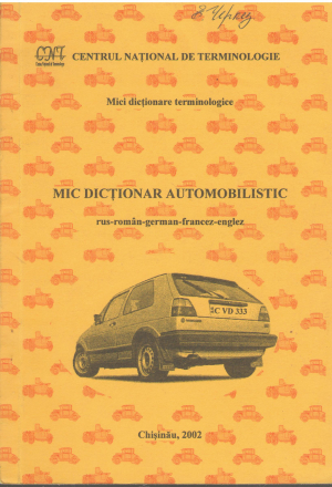 mic dictionar automobilistic   rus-roman-german-francez-englez