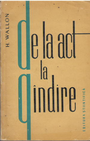 De la act la gindire