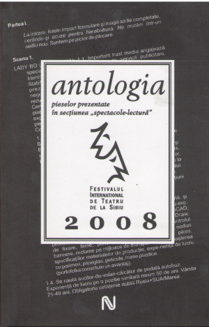Antologia pieselor prezentate in sectiunea spectacole lectura