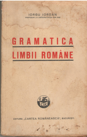 Gramatica limbii romane  cu semnatura autorului