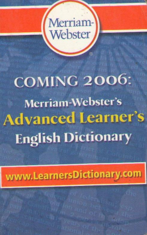 Advanced learner's english dictionary