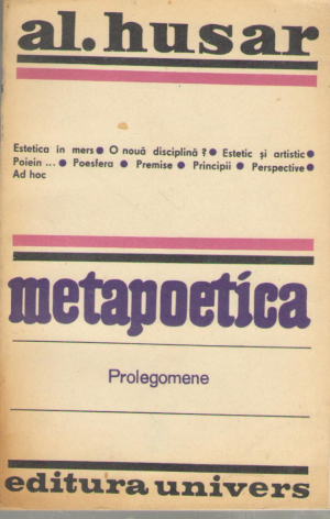 Metapoetica  Prolegomene