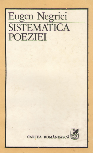 sistematica poeziei