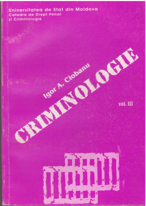 criminologie volumul iii