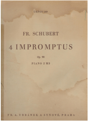 4 impromptus Op. 90
