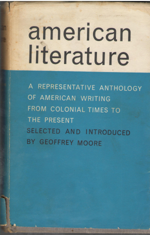 Ameican literature a representative anthology of american writing from colonial times to the present