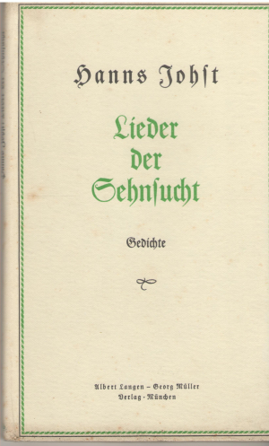 Lieder der Sehnsucht Gedichte