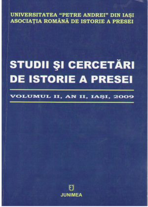 Studii si cercetari de istoria a presei