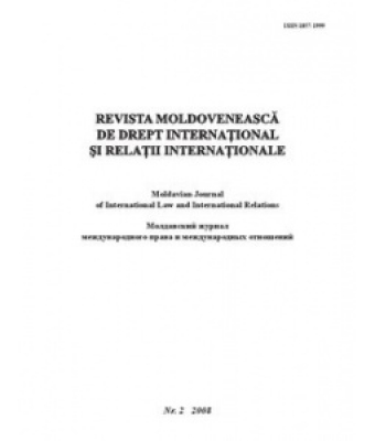 Revista Moldovenească de Drept Internaţional şi Relaţii Internaţionale