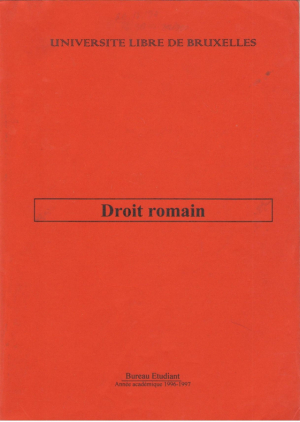 Droit romain