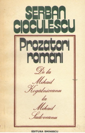 prozatori romani de la mihail kogalniceanu la Mihail sadoveanu