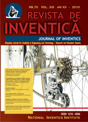 Revista de Inventica – Journal of Inventics
