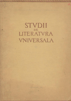 Studii de literatura universala  Nr. 3, 1961