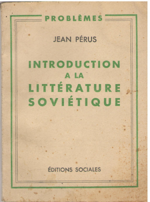 Introduction a la litterature sovietique