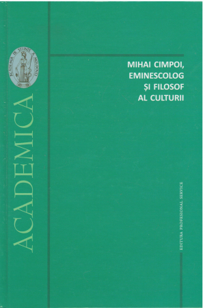 mihai cimpoi eminescolog si filosof al culturii