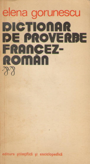 dictionar de proverbe francez - roman