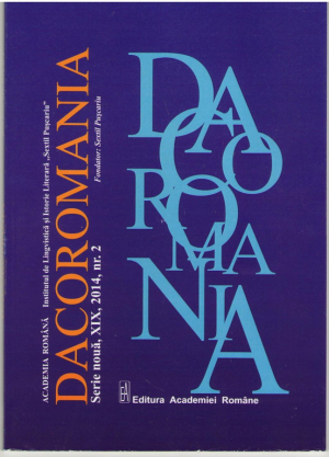 Dacoromania nr.1/2014 si nr.2/2014